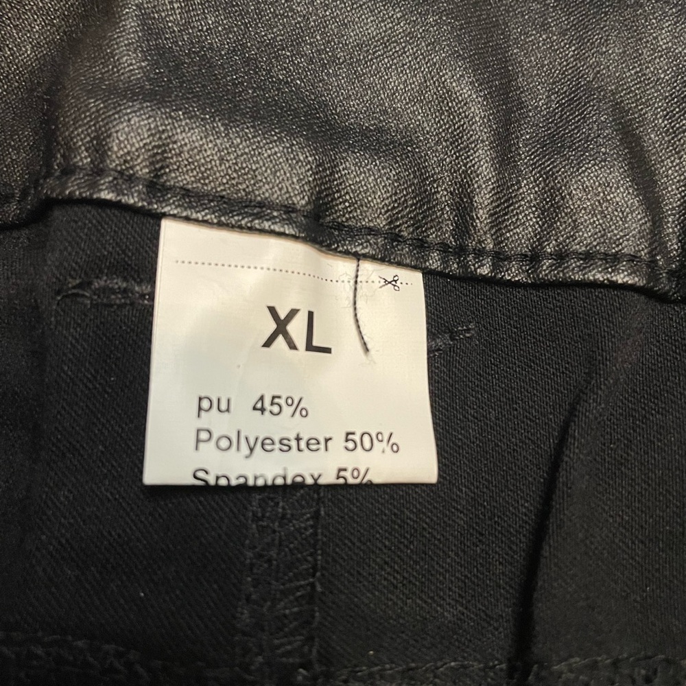 Bamans women’s faux leather pants XL - Picture 7 of 9